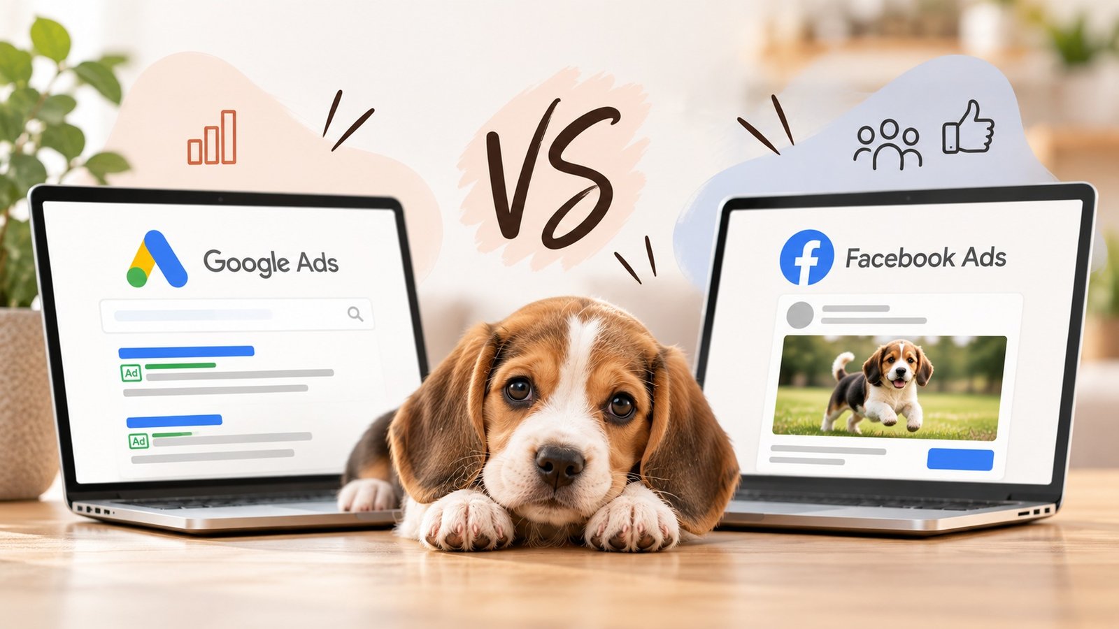 google ads vs meta ads for dog breeders