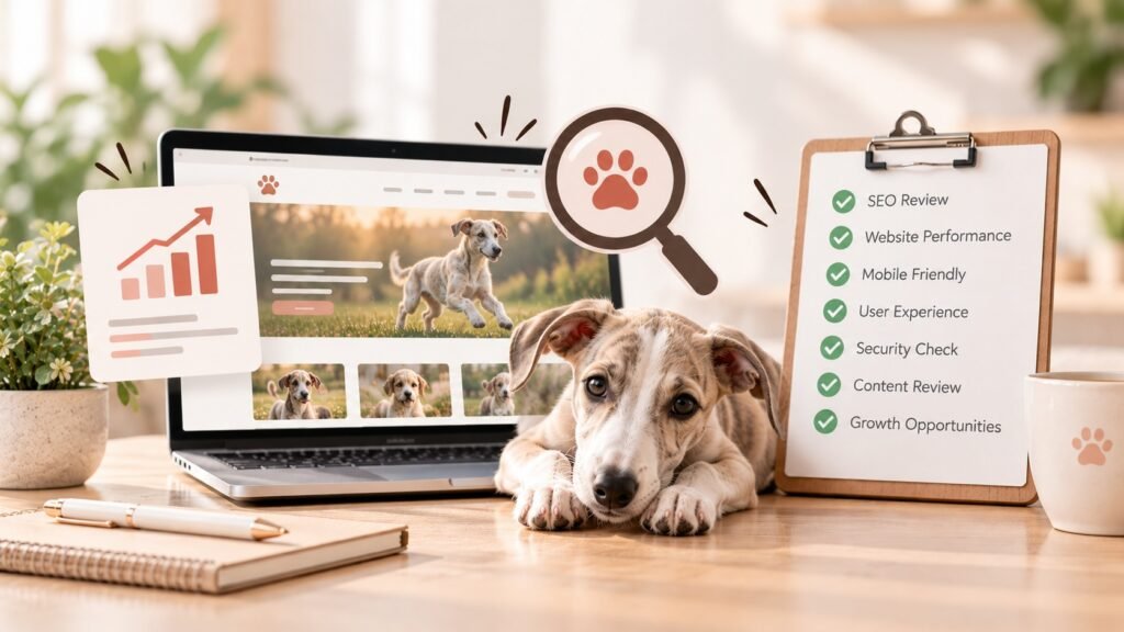 seo audit for dog breeder website